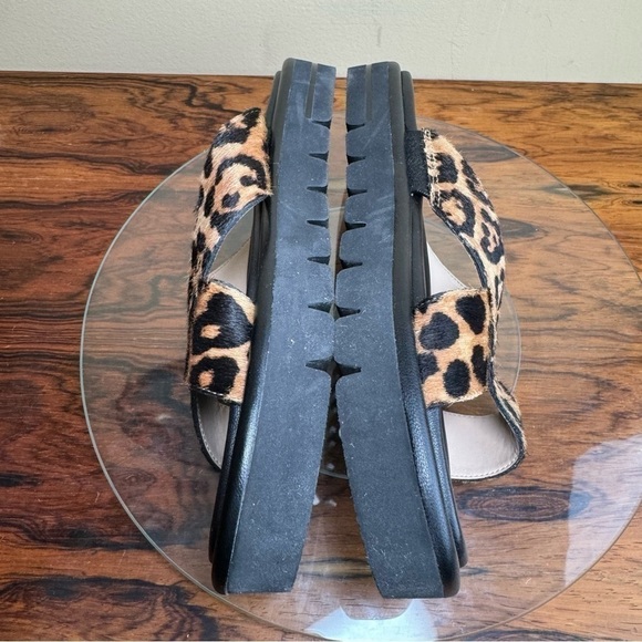 Stuart Weitzman Elodie Cross Lug Slide Sandal in haircalf - Picture 15 of 16